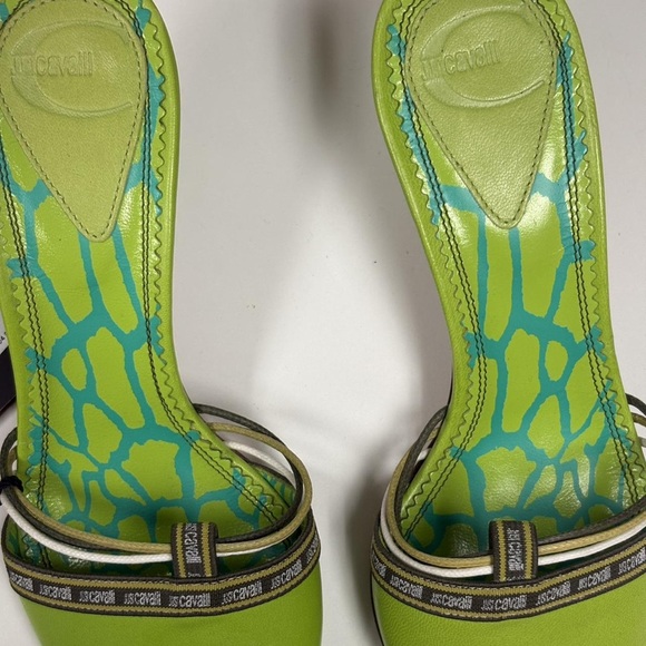 Roberto Cavalli Lime Green Heels - Picture 3 of 4